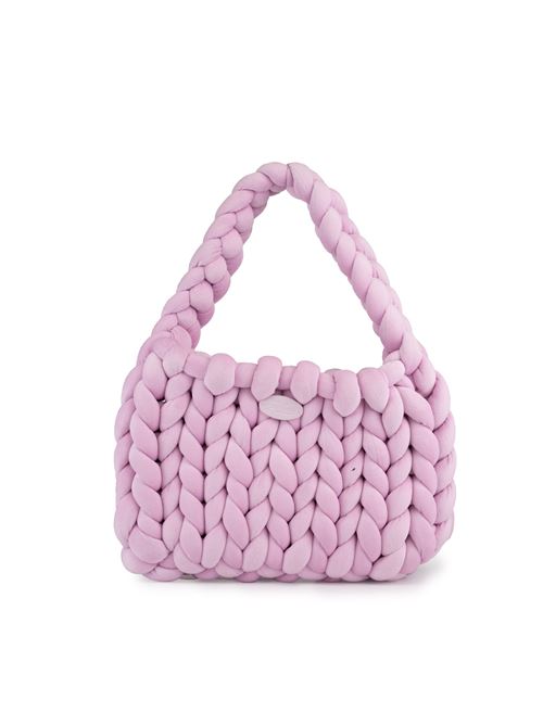 Borsa crochet intrecciata velvet Mc2 Saint Barth | ANAIS00249G VELVET 21 EMB